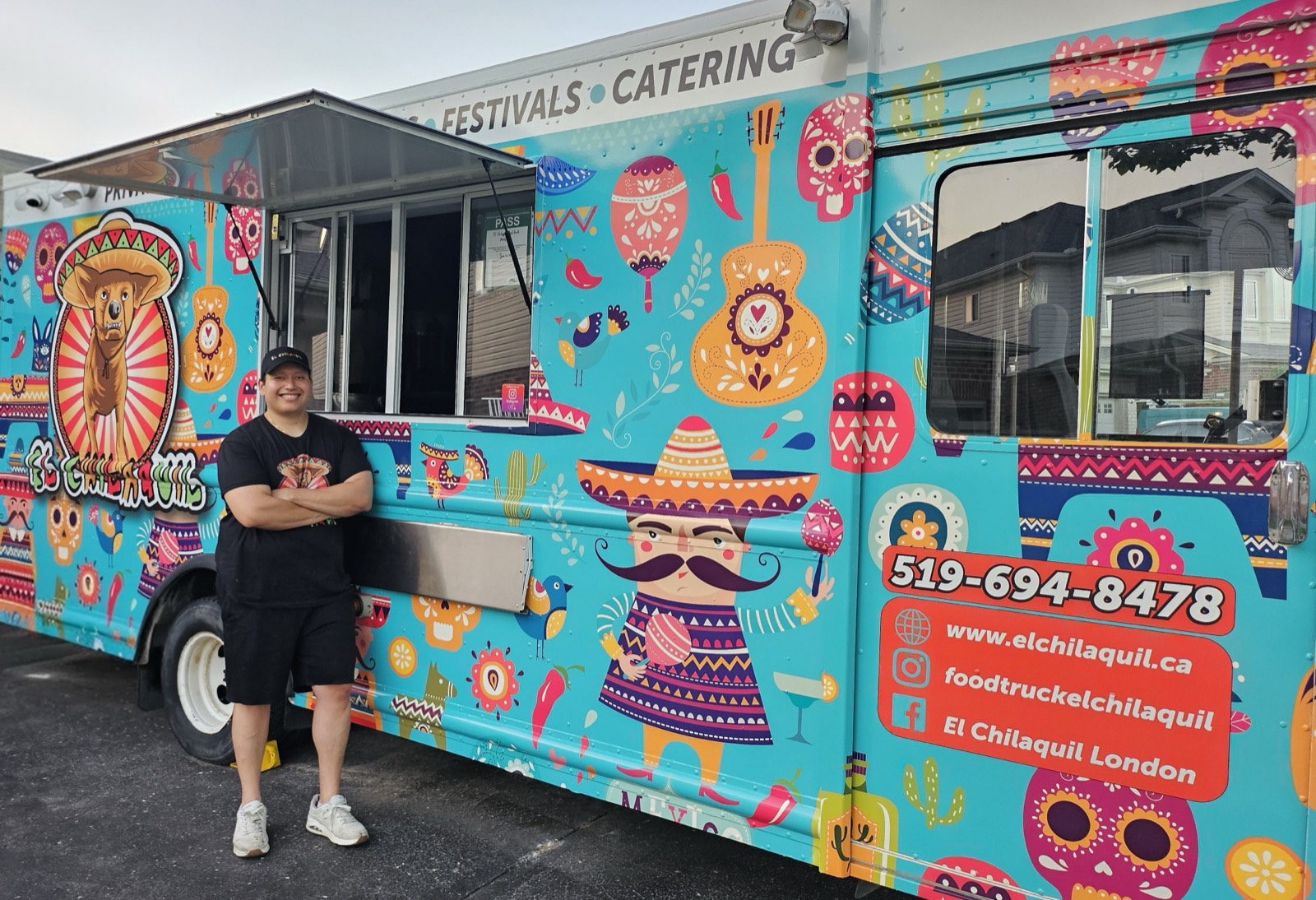 Geiler with El Chilaquil truck